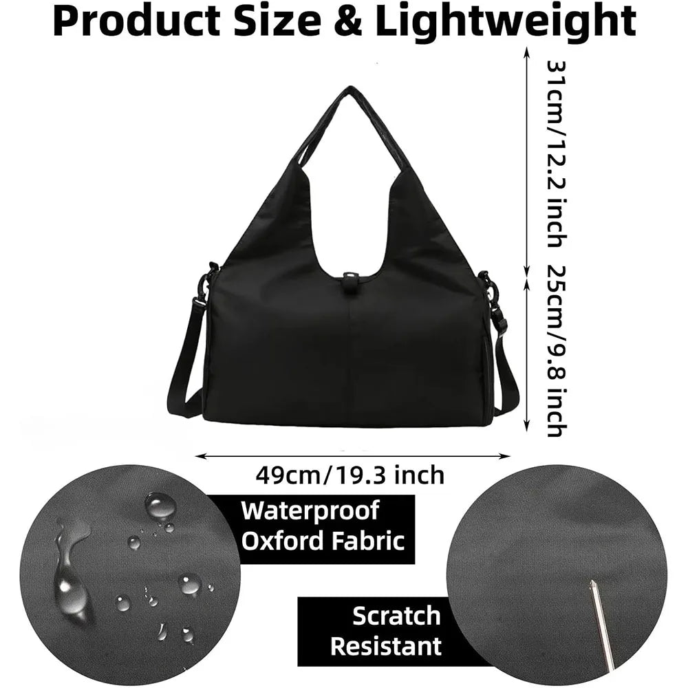 Yoga Tote with Shoe Compartment