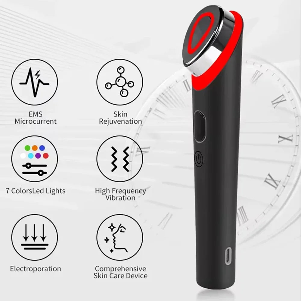 Microcurrent Face Sculpting Device — 7-Colour LED