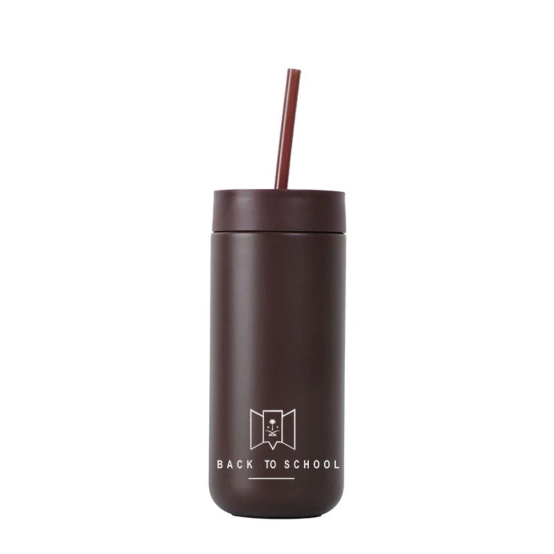 Matte Straw Tumbler — 450 ml