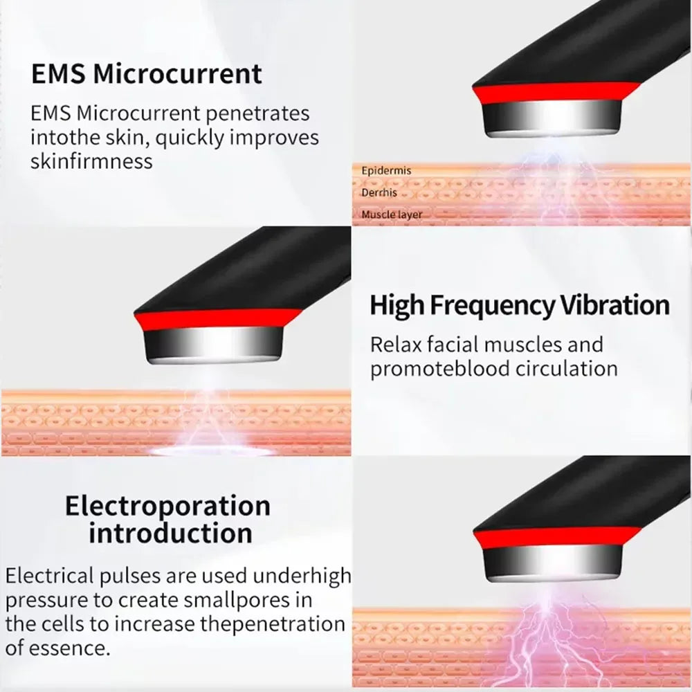 Microcurrent Face Sculpting Device — 7-Colour LED