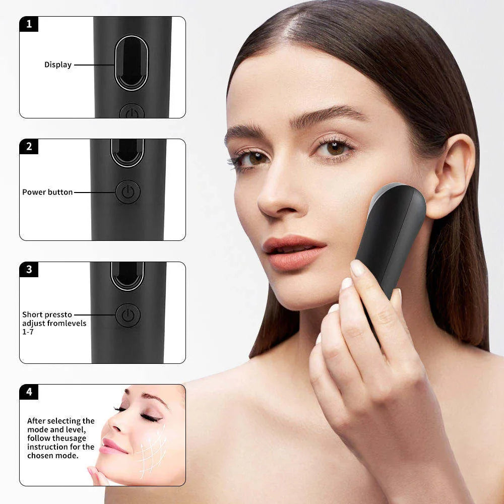Microcurrent Face Sculpting Device — 7-Colour LED