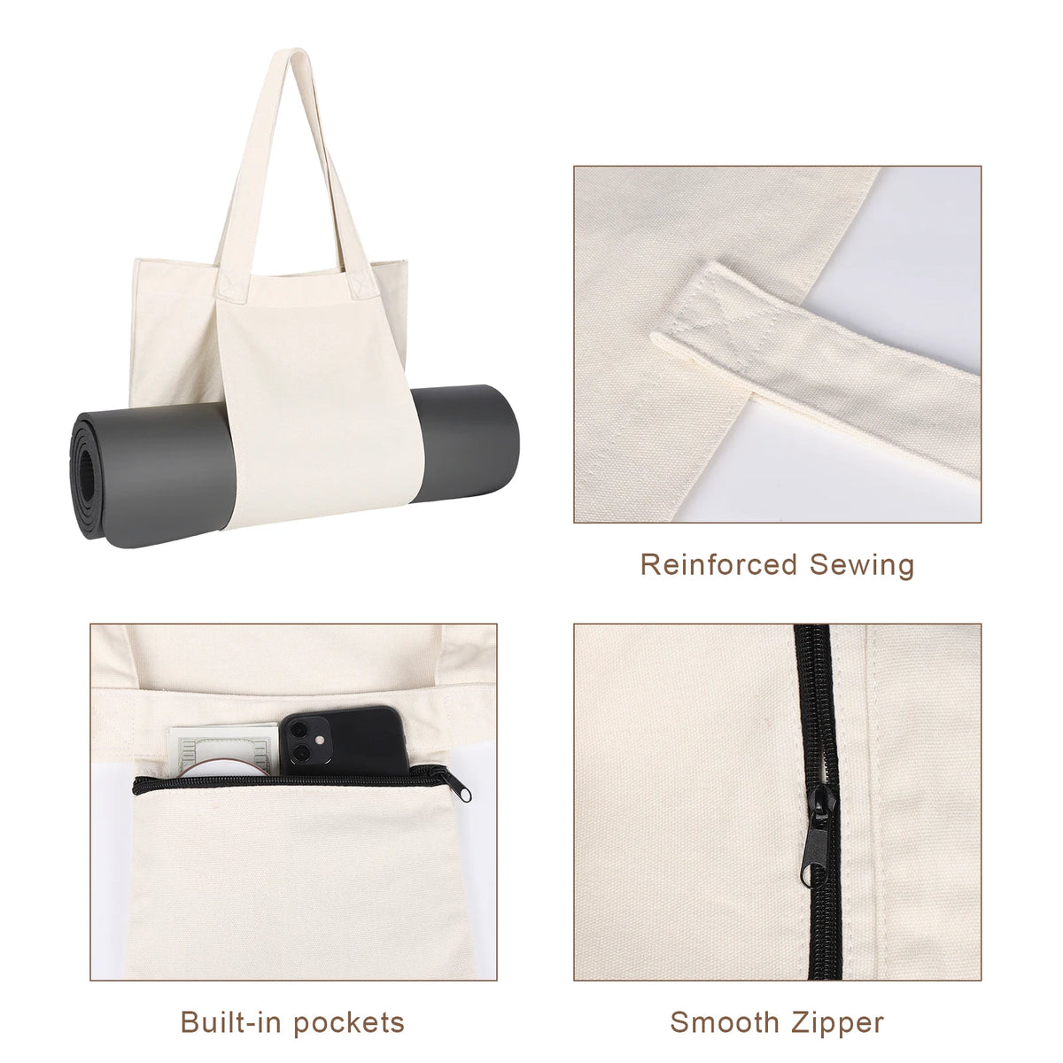 Canvas Yoga Mat Bag
