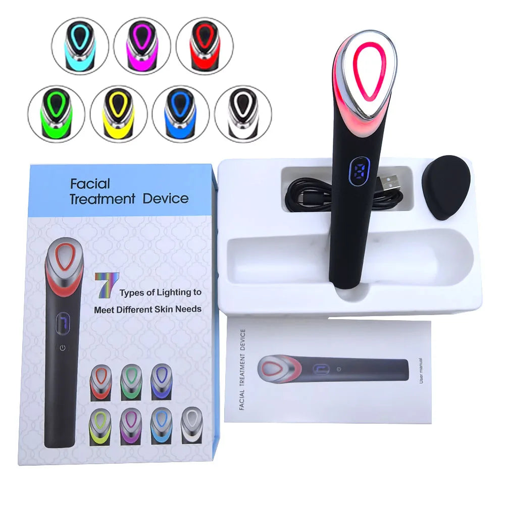 Microcurrent Face Sculpting Device — 7-Colour LED