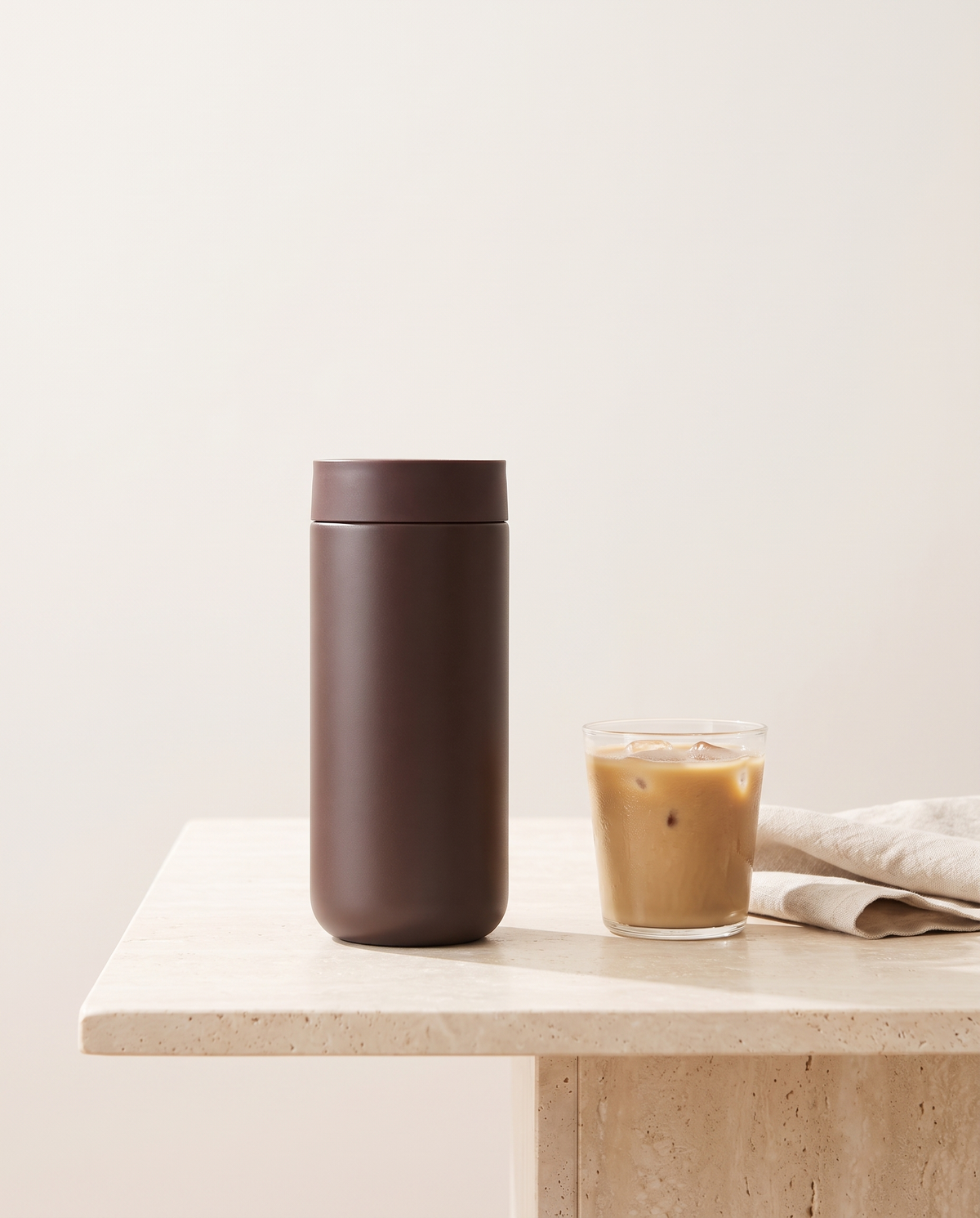 WELLURIA matte straw tumbler
